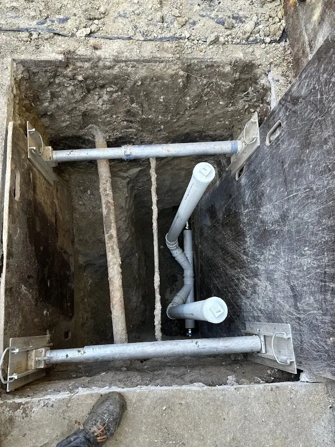 Experienced plumber completing Gas Line Repair work in Bedminster